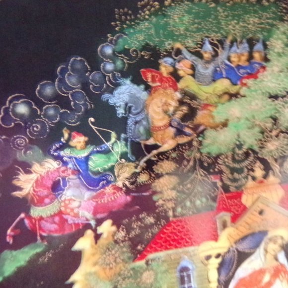 Tianex Bradford Exchange Russian Fairy Tale Plates 2552-2 - Picture 4 of 8